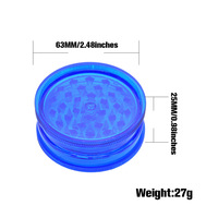 Broyeurs à herbes ronds en plastique personnalisés de haute qualité, populaires et bon marché, 63 mm Beyoulabs B54 avec buse d'aspiration personnalisable