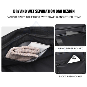 Portable fourre-tout grande capacité sport Gym épaule Pu bagages poignée sac de sport bandoulière sac à main <span class=keywords><strong>femmes</strong></span> hommes sac de voyage - Product Image 4
