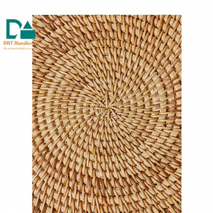 Muebles de mimbre para interior del hogar, Material de mimbre de aspecto moderno, Mantel Individual de diseño tradicional - Product Image 1