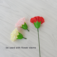 Fleurs artificielles en gros, Bouquet fait à la main, boîte-cadeau décorée, nouvelles fleurs de savon à œillets