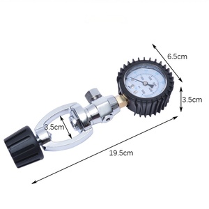 Manómetro de prueba de presión para tanques de buceo para BCDs de backplate, sidemount y jacket – Conexión Yoke 11487 - Product Image 5