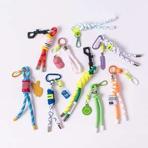 Llavero Plegable Unisex de Poliéster, Pequeño Colgante, Accesorios de Cuerda para Colgar, Cadena para Teléfono, Correa para Botella de Agua, Correa para Juguete, Decoración - Product Image 1