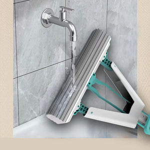 Accessoires d'outils de nettoyage ménager magiques à double rouleau vadrouille facile à presser éponge PVA vadrouille vente en gros bon marché - Product Image 2