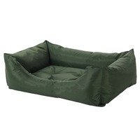 Canapé-lit pour animaux de compagnie, rectangulaire, imperméable, en tissu Oxford doux, amovible, lavable, avec bords surélevés et base antidérapante, pour accessoires de lit pour animaux.