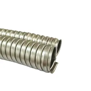 China Factory Wholesale 1/2 Inch 16mm Corrugated 304 Stainless Steel Water Shower Hose Flexible Metal Conduit
