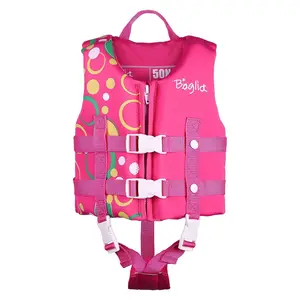 Boglia marca personalizada niño natación chaleco flotante niños con cinturón de seguridad ajustable flotante
