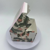 Cajas fantaisie pour Pastel prix usine boîte en papier gâteau grand carré en carton blanc avec vitrine