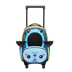 Mode mignon belle unisexe étudiant roulant école <span class=keywords><strong>sac</strong></span> <span class=keywords><strong>à</strong></span> <span class=keywords><strong>dos</strong></span> avec roues <span class=keywords><strong>Ultra</strong></span> <span class=keywords><strong>léger</strong></span> dessin animé motif Animal - Product Image 4