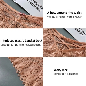 CINVIK mutandine di pizzo Sexy <span class=keywords><strong>intimo</strong></span> donna Lingerie slip Comfort Lingerie femminile vita bassa Intimates Plus Size slip Tangas - Product Image 4