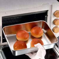 Yolecen Lot de 5 boîtes à lunch rectangulaires réutilisables en acier inoxydable avec couvercle en PP, chauffables au micro-ondes, étanches, pour le stockage des aliments et les collations