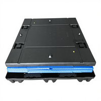 Boîte pliable en plastique de couverture de palette avec couvercle