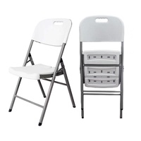 Vente en gros de chaise pliante moderne en plastique blanc noir pour cérémonies de mariage, restaurant, salle à manger pour événements, hôtels, cuisines, jardin