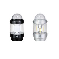 Nouvelle Lampe de Camping Portable LED ABS Transfrontalière, Carrée, Colorée, Rotative, d'Urgence, Multifonction, avec Batterie au Lithium, IP65