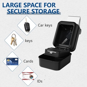 Caja de seguridad para llaves de coche de gran capacidad con dial iluminado y cubierta protectora resistente <span class=keywords><strong>a</strong></span> la intemperie, ideal para servicios de transporte. - Product Image 3