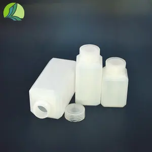 Lab Levering 100ml 60Ml 30Ml Plastic Fles Hdpe Reagens Fles Brede Mond