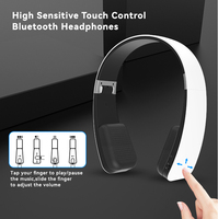 Casque sans fil Bluetooth 5.3 personnalisé avec affichage numérique, confortable, pour téléphone, ordinateur, voyage et travail