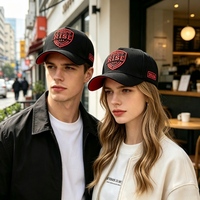 Gorra de Béisbol Bordada en 3D de 5 Paneles, Personalizada de Fábrica, Unisex, de Algodón, para Exteriores, Deportiva, para Hombre y Mujer