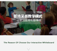 Tableau blanc interactif portable et pliable pour l'école F-35L, multi-utilisateurs avec stylet électronique pour l'éducation scolaire