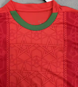 タイ品質のアフリカ代表チームジャージ メンズ サッカージャージ ホーム アウェイ マリョ・ド・フット モロッコ サッカーシャツ キット サッカージャージ - Product Image 3