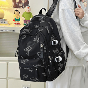 Sac à dos papillon imperméable High-Looks avec harnais rembourré pour filles du collège et du lycée, grande capacité pour ordinateur portable - Product Image 3