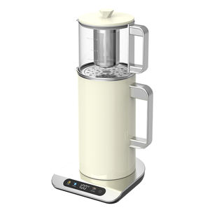 Bouilloire <span class=keywords><strong>électrique</strong></span> en verre Hotsy 1L <span class=keywords><strong>Mini</strong></span>, <span class=keywords><strong>théière</strong></span> 1,7 litre, chauffe-eau rapide, vente en gros, double paroi isolée avec infuseur à thé - Product Image 6