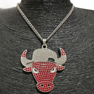 Collier pendentif <span class=keywords><strong>NBA</strong></span> Bulls Bucks Celtics Championship, vente chaude, charme en alliage tendance, bijoux personnalisés, incrusté de strass - Product Image 1