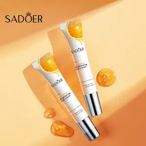 Crème pour les <span class=keywords><strong>yeux</strong></span> à la vitamine C SADOER, élimine les cernes, lisse la peau, éclaircit, hydrate, meilleure crème pour les <span class=keywords><strong>yeux</strong></span> - Product Image 1