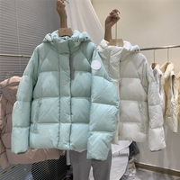 Nouvelle doudoune courte et épaisse pour femme, style coréen, avec capuche, pour couple, collection Hiver 2025