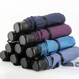 Kiểm soát chất lượng cao hiện đại Hướng dẫn sử dụng năm gấp Windproof không thấm nước bền du lịch nhỏ gọn ô - Product Image 1