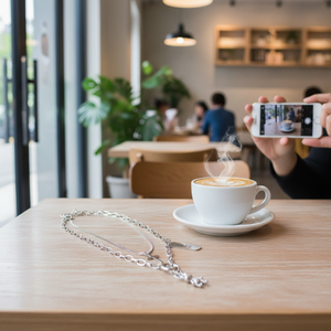 Collane Choker alla Moda in Stile Coreano Boho con Luna Placcata Oro, Gioielli all'Ingrosso per Bambini e Donne - Product Image 3