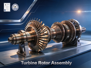 Rotor de turbine forgé de haute précision Bowzon <span class=keywords><strong>avec</strong></span> pales en forme de <span class=keywords><strong>racine</strong></span> de <span class=keywords><strong>sapin</strong></span>, équilibre dynamique strict pour ventilateur de compresseur de générateur - Product Image 1