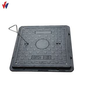 Goedkopere BMC SMC FRP ronde en vierkante kunststof D400 kunststof composiet putdeksel voor gemeentelijke wegen en verkeersveiligheid - Product Image 2