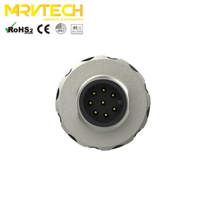 ขั้วต่อ Marvtech PG7/PG9 Din a Code แบบตัวผู้ 4 5 8 ขา สำหรับประกอบในสนาม  แบบประกอบสายได้ M12 สำหรับสัญญาณระบบอัตโนมัติทางอุตสาหกรรม - Product Image 5