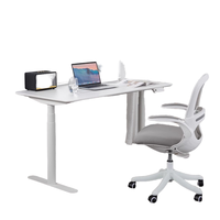 Bureau debout intelligent à moteur unique, hauteur réglable, table de bureau électrique à levage, cadre métallique moderne pour espace de travail