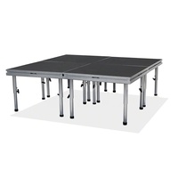 Plate-forme de scène de piste de danse rétractable portable en aluminium de haute qualité à bas prix