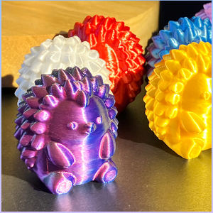 Modèle de jouet hérisson 3D créatif et original en plastique, décompression, ornement mignon - Product Image 3