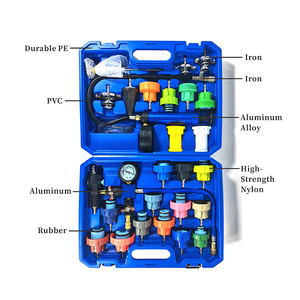 Kit <span class=keywords><strong>de</strong></span> <span class=keywords><strong>purge</strong></span> et <span class=keywords><strong>de</strong></span> remplissage du système <span class=keywords><strong>de</strong></span> <span class=keywords><strong>refroidissement</strong></span> par vide, 31 pièces, testeur <span class=keywords><strong>de</strong></span> pression du <span class=keywords><strong>liquide</strong></span> <span class=keywords><strong>de</strong></span> <span class=keywords><strong>refroidissement</strong></span> du radiateur - Product Image 2