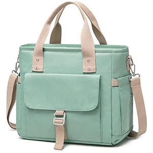 Sac isotherme à fermeture éclair avec échantillon gratuit, en tissu Oxford noir imperméable avec feuille d'aluminium/sac de livraison de pizza/sac isotherme - Product Image 3