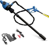 Pompe à baril électrique 120V AC/12V DC 55 gallons adaptateur intégré de 2 pouces 5 gallons par minute débit DEF Diesel antigel