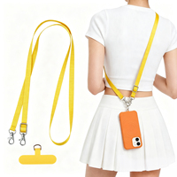 Cordon universel en nylon réglable et détachable pour téléphone portable, sangle tour de cou et bandoulière