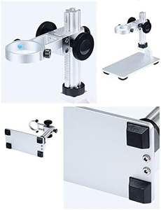 Kit d'accessoires pour microscope à bras unique <span class=keywords><strong>articulé</strong></span> Digital USB G600 Aluminium Alloy Boom Stand Slides trinocular microscope - Product Image 3