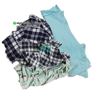 Trapos de algodón para limpiar, paquete de pacas de 25kg, camiseta de Color oscuro barata, trapos para limpiar, trapo de algodón mixto - Product Image 3