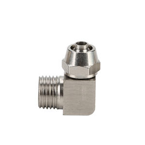 Connecteur à flexion rapide en cuivre nickelé, outils pneumatiques, tuyau d'air, raccord rapide, écrou de blocage PL8-02, accessoires et pièces - Product Image 1