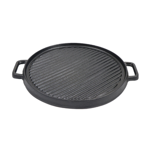 Tùy chỉnh cát đúc dịch vụ đảo ngược vỉ nướng BBQ 2 mặt gang nướng tấm <span class=keywords><strong>Pan</strong></span> - Product Image 2