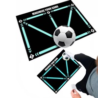 Mini tapis d'entraînement de football d'intérieur insonorisé 60*90cm pour la maison, équipement d'entraînement de football, cible plate