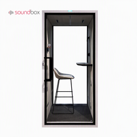 Nouvelle conception de cabine de travail insonorisée intelligente, cabine de réunion acoustique portable, salle téléphonique silencieuse