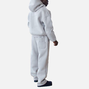 Ensemble de survêtement personnalisé avec logo, sweat-shirt à capuche uni, nouvelle mode, vêtements de sport <span class=keywords><strong>pour</strong></span> couples, survêtement de bonne qualité, sweat-shirt <span class=keywords><strong>pour</strong></span> homme, ensemble de survêtement 2 pièces - Product Image 2