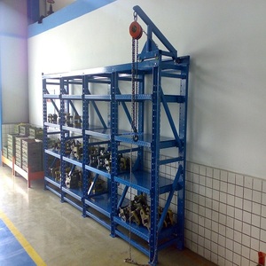 Mracking Porte-moules délicats 800-1000kg/<span class=keywords><strong>Tiroir</strong></span> Plateau Étagères industrielles <span class=keywords><strong>avec</strong></span> grue et palan manuel Couleur personnalisée - Product Image 1
