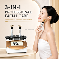Appareil de rajeunissement de la peau Golden Spoon avec vibration thermique et microcourant, masseur pour le visage et le cou, raffermissement de la peau, anti-âge