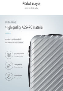 Maletas de Viaje de Diseño <span class=keywords><strong>Chaps</strong></span> al por Mayor, de 20 Pulgadas, ABS, PC, TSA, para Exteriores - Product Image 4